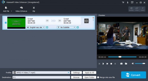 视频增强器 Aiseesoft Video Enhancer软件下载_视频增强器 Aiseesoft Video Enhancer v9.2.36.0 运行截图1