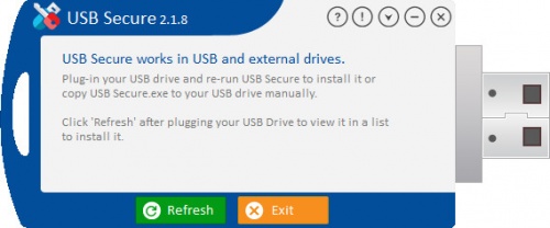 USB Secure(U盘加密软件)软件下载_USB Secure(U盘加密软件) v2.18 运行截图1