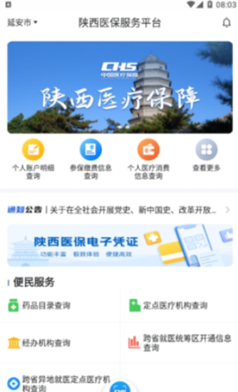 陕西医保安卓版下载-陕西医保app手机版下载1.0.0 运行截图3