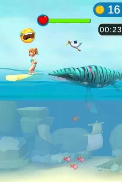 鲨鱼狂潮3D游戏下载-鲨鱼狂潮3D官方正式版下载v2.0 安卓版