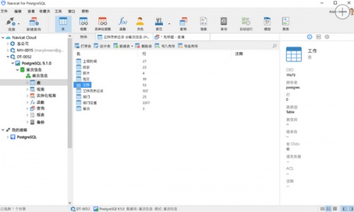 Navicat for PostgreSQL数据库管理工具软件下载_Navicat for PostgreSQL数据库管理工具 v11.2.9 运行截图1