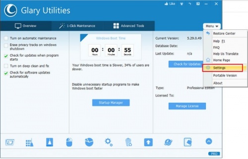 Glary Utilities Pro专业绿色版下载_Glary Utilities Pro专业绿色版纯净最新版v5.109.0.134 运行截图3