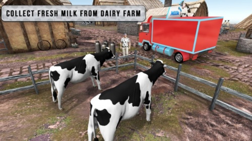 牛奶卡车模拟器游戏下载_牛奶卡车模拟器手游安卓版下载v1.0 安卓版 运行截图2