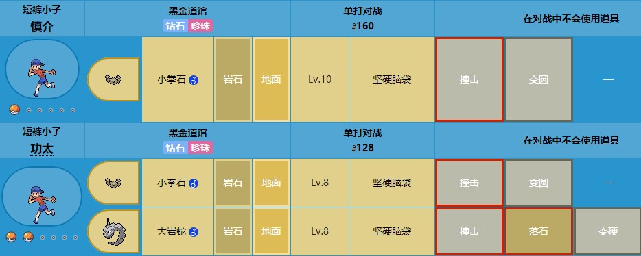 宝可梦珍珠钻石重制版黑金道馆打法