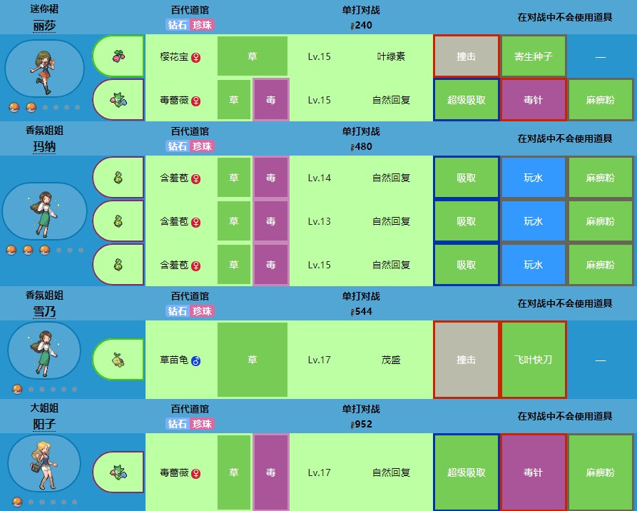 宝可梦珍珠钻石重制版百代道馆打法