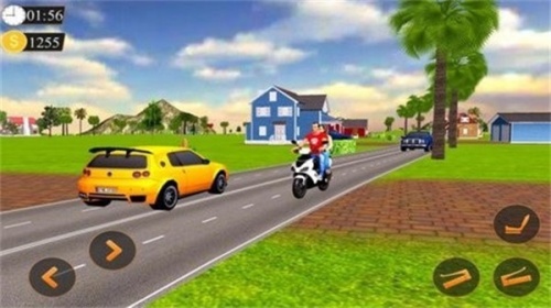 摩托出租车模拟器手机版下载_摩托出租车模拟器游戏下载v1 安卓版 运行截图1