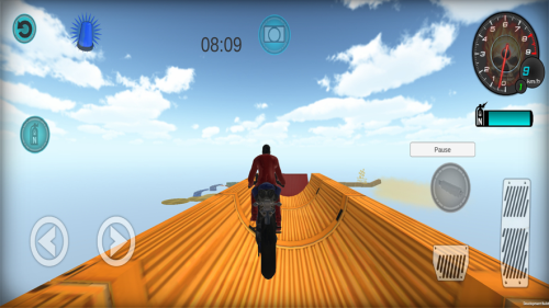 超级坡道自行车比赛游戏下载_超级坡道自行车比赛手机最新版下载v1.0 安卓版 运行截图1