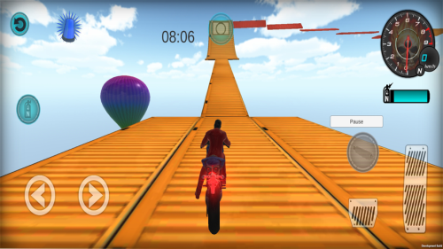 超级坡道自行车比赛游戏下载_超级坡道自行车比赛手机最新版下载v1.0 安卓版 运行截图2