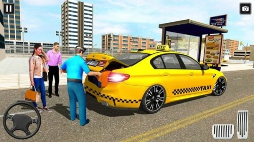 出租车疯狂司机模拟器3D手游下载_出租车疯狂司机模拟器3D免费版下载v1.0 安卓版 运行截图3