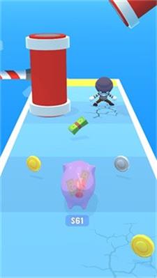 小猪储物罐跑酷手机版下载_小猪储物罐跑酷游戏免费版下载v3 安卓版 运行截图1