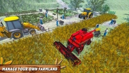 农业大亨游戏下载_农业收割机模拟器游戏下载 运行截图1