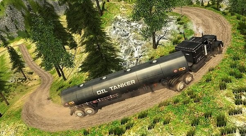油轮卡车模拟冬季版下载_油轮卡车模拟游戏手机版下载v1.2 安卓版 运行截图1