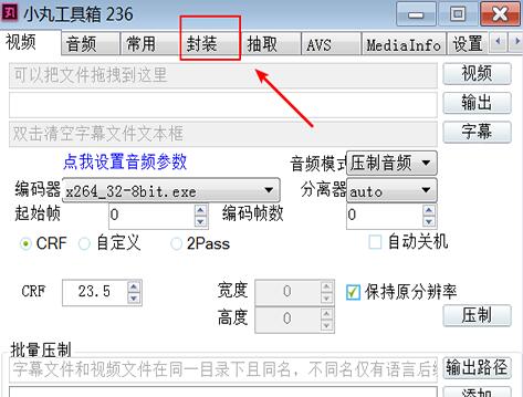 小丸工具箱中文版下载_小丸工具箱中文版最新免费最新版v236 运行截图3