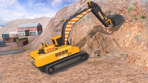 挖掘起重机驾驶模拟器安卓版下载_挖掘起重机驾驶模拟器游戏下载v1.0 安卓版 运行截图1