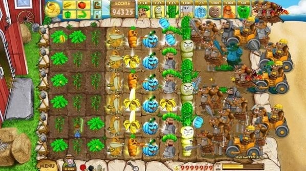植物大战野猪手机版_植物大战动物小游戏下载 运行截图3