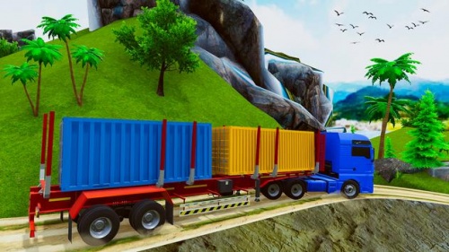 卡车司机越野货运3D下载-卡车司机越野货运3D游戏安卓版下载v1.0.3 安卓版 运行截图1