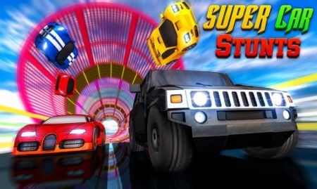 超级汽车特技巨型坡道手机版下载_超级汽车特技巨型坡道游戏下载v1.1.0 安卓版 运行截图1
