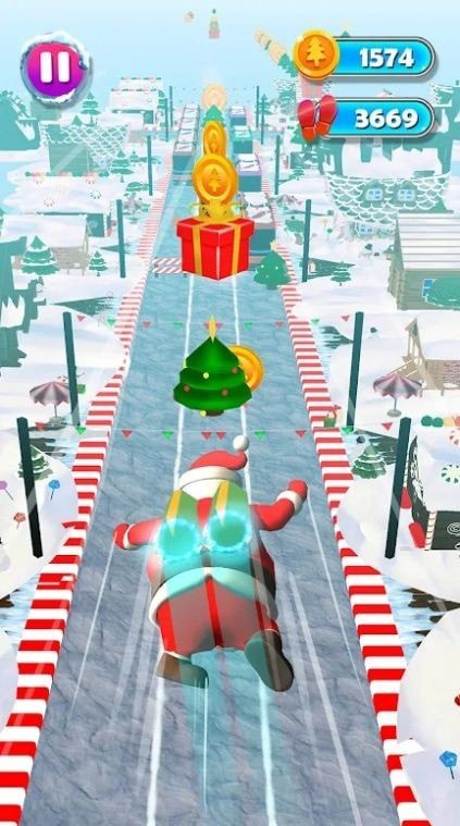 圣诞奔跑游戏下载_圣诞奔跑最新版下载v1.1 安卓版 运行截图3