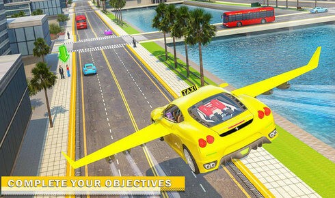 飞行汽车模拟器中文版游戏下载_飞行汽车模拟器免费版下载v1.0.1 安卓版 运行截图2