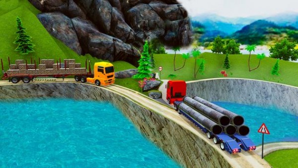 卡车司机越野货运3D安卓版下载_卡车司机越野货运3D游戏下载v1.0.3 安卓版 运行截图1