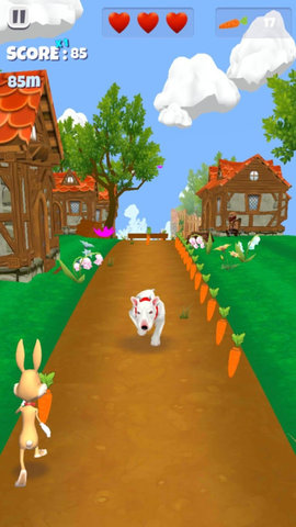 小兔子跑酷最新版下载_小兔子跑酷2022免费版下载v2.2 安卓版 运行截图1