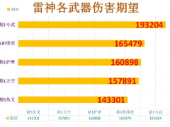 原神0命雷神全武器伤害期望对比分析[多图]