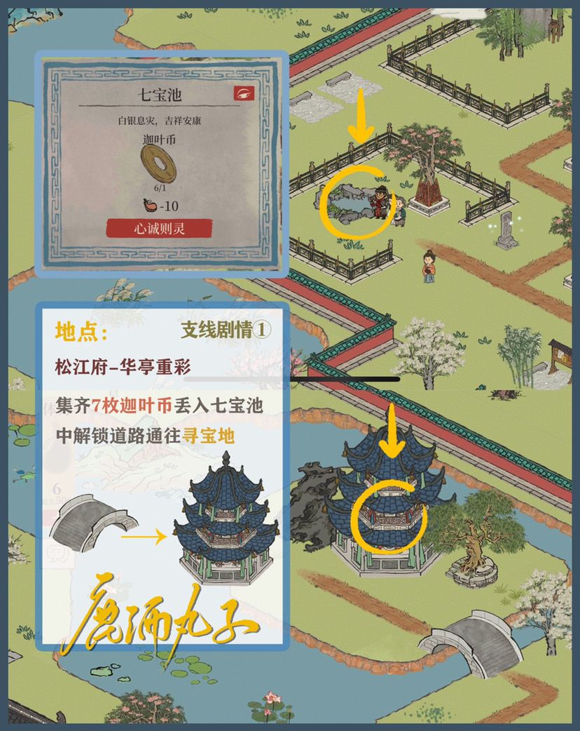 《江南百景图》找到金刚塔里的宝藏任务流程分享