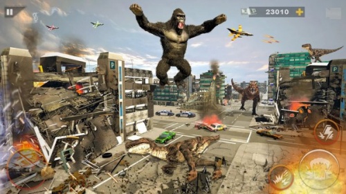 大猩猩恐龙袭击游戏下载_大猩猩恐龙袭击免费版下载v1.0 安卓版 运行截图2