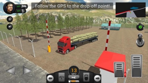 真实卡车驾驶模拟器游戏安装包下载_真实卡车驾驶模拟器免费版下载v2.0 安卓版 运行截图2