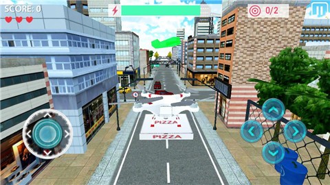 无人机送比萨饼中文版手机下载_无人机送比萨饼免费版游戏下载v1.0 安卓版 运行截图2