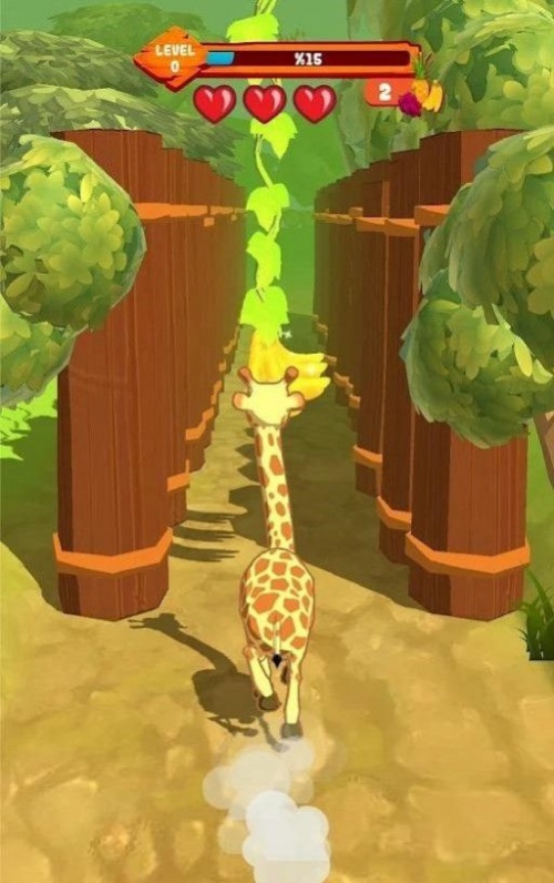 长颈鹿跑酷游戏免费版下载_长颈鹿跑酷安卓版下载v1.0.1 安卓版 运行截图1