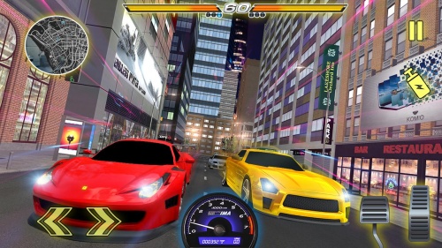 疯狂的速度赛车3D免费版游戏下载_疯狂的速度赛车3D最新版下载v2 安卓版 运行截图1