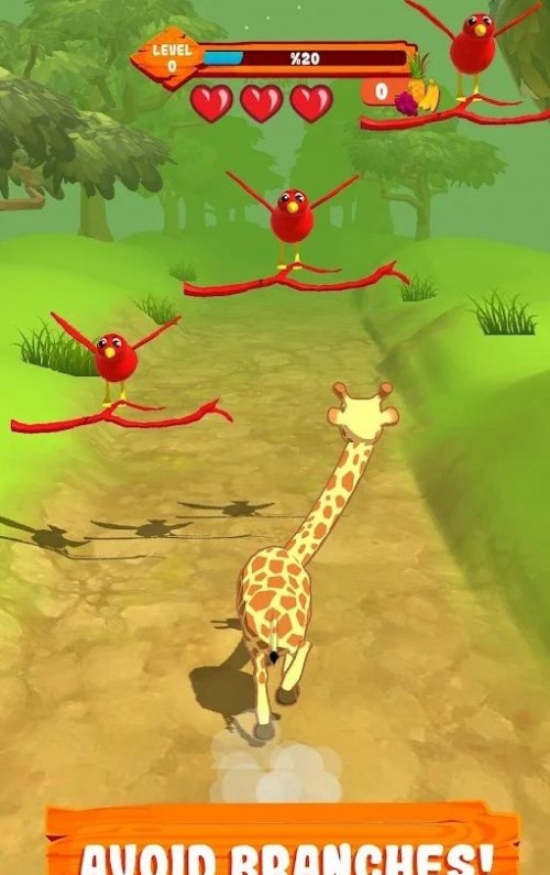 长颈鹿冒险跑免费最新版下载_长颈鹿冒险跑手机版游戏下载v1.0 安卓版 运行截图2
