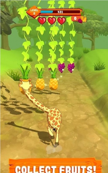 长颈鹿冒险跑免费最新版下载_长颈鹿冒险跑手机版游戏下载v1.0 安卓版 运行截图1