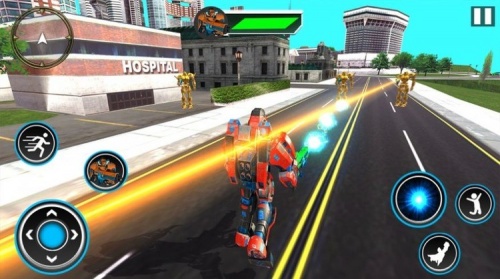 机器人汽车模拟器3D战争手游_机器人汽车模拟器3D战争游戏下载 运行截图3