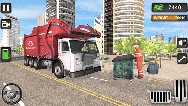 模拟垃圾回收车中文版下载_模拟垃圾回收车游戏下载v1.0 安卓版 运行截图3