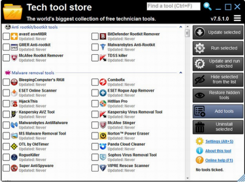 Tech Tool Store官方版下载_Tech Tool Store(应用程序下载工具) v7.13.1 最新版下载 运行截图1