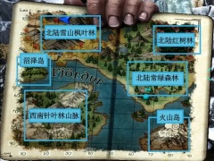 方舟生存进化维京岛地图资料 关键位置图示