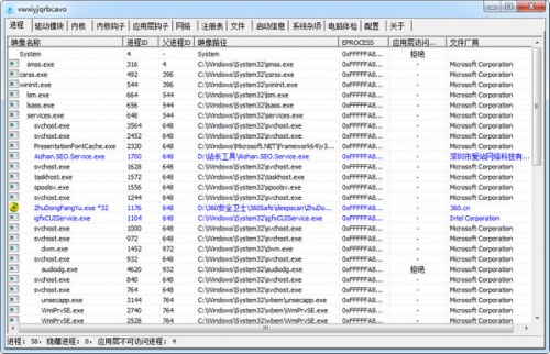 PCHunter64中文专业版下载_PCHunter64中文专业版免费绿色最新版v1.4 运行截图3