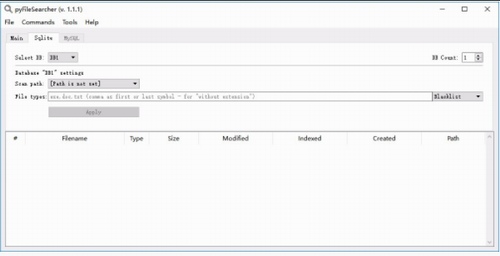 pyFileSearcher下载_pyFileSearcher(批量文件查询工具) v1.1.1 最新版下载 运行截图1