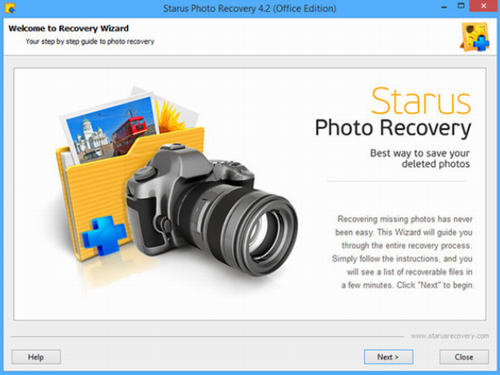 Starus Photo Recovery官网版下载_Starus Photo Recovery(图片恢复软件) v5.2.0 最新版下载 运行截图1