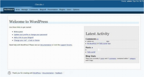 WordPress官网版下载_WordPress(博客平台) v5.9.3 电脑版下载 运行截图1