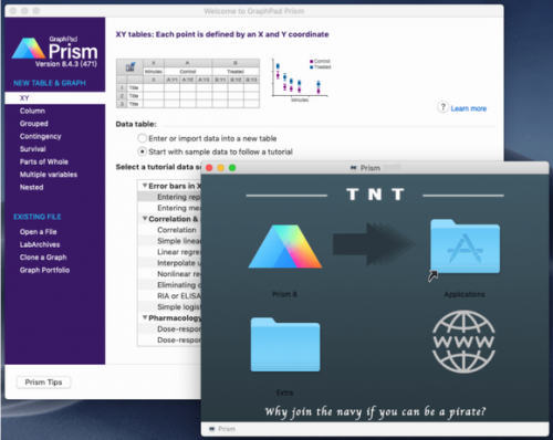 GraphPad Prism破解版下载_GraphPad Prism(医学绘图软件) v9.0.1.122 最新版下载 运行截图1