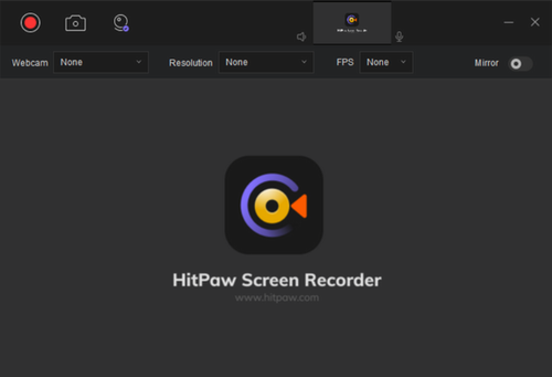 HitPaw Screen Recorder电脑版下载_HitPaw Screen Recorder(屏幕录制工具) v1.0.0.18 免费版下载 运行截图1