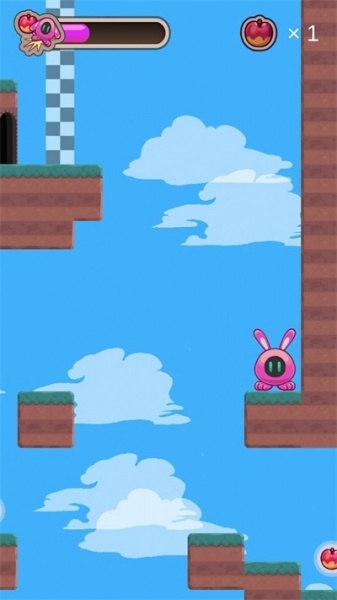可爱兔子跳跃免费版游戏下载_可爱兔子跳跃手机下载最新版v1.0.1 安卓版 运行截图2
