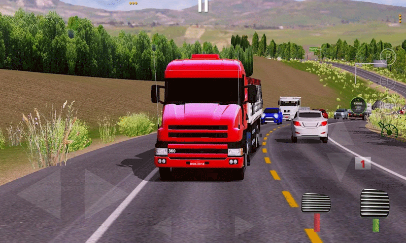 跑货卡车模拟手机版下载_跑货卡车模拟游戏下载v1.0.1 安卓版 运行截图1