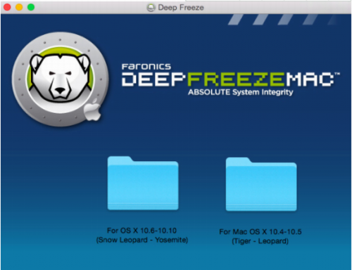 Deep Freeze mac版下载_Deep Freeze for mac(冰点还原) v8.63 官方版下载 运行截图1