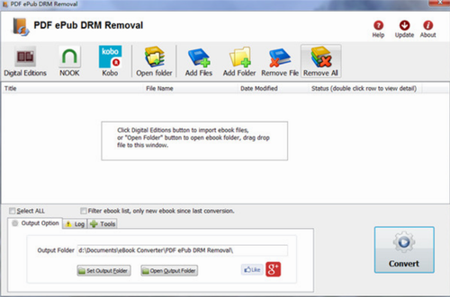 PDF ePub DRM Removal中文版下载_PDF ePub DRM Removal(PDF DRM删除器) v4.19.406.367 最新版下载 运行截图1
