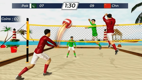 沙滩排球大作战安卓版下载_沙滩排球大作战游戏最新版下载v1.3.5 安卓版 运行截图1