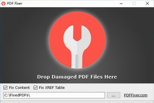 PDF Fixer官网版下载_PDF Fixer(PDF文件修复工具) v1.1 最新版下载 运行截图1